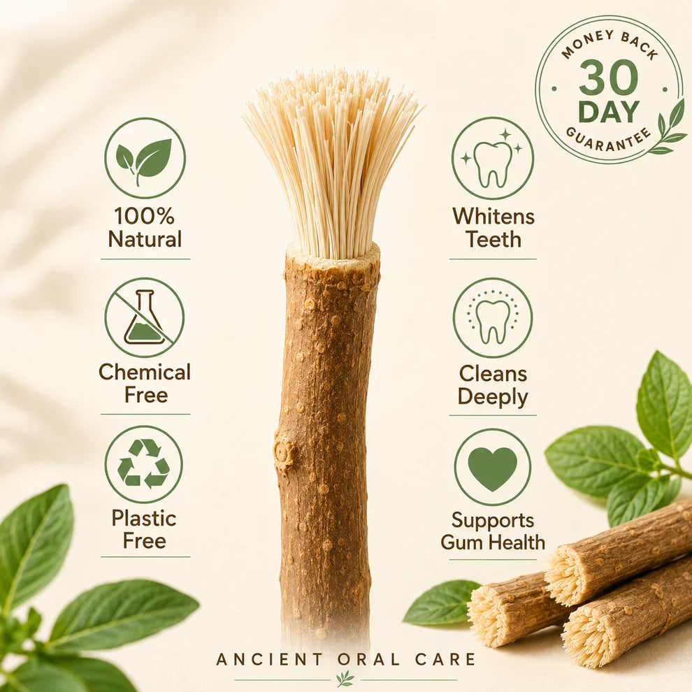 RootBrush - natural whitening brush